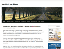 Tablet Screenshot of healthcareplaza.info